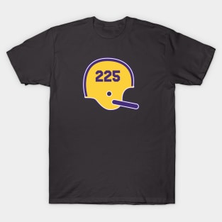 Louisiana State University Area Code Helmet T-Shirt